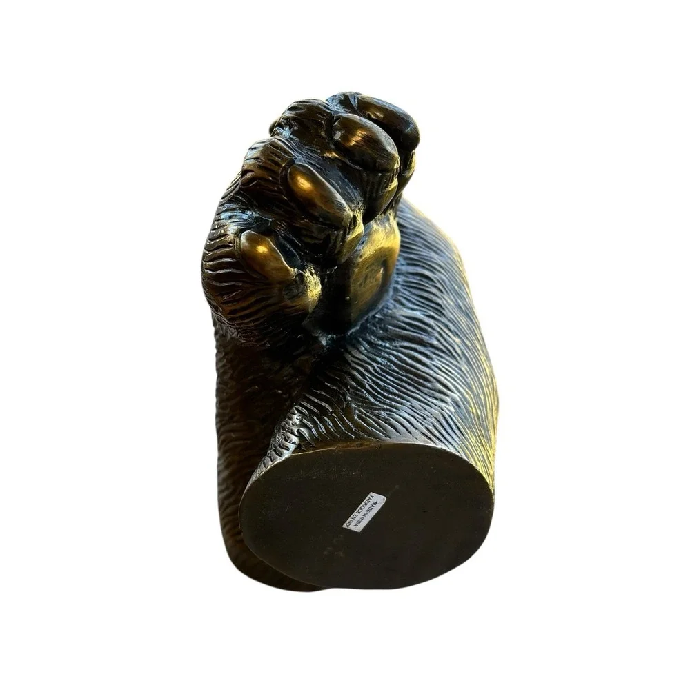Vintage Brass Metal‎ Bear Paw MMXIV Paper Weight